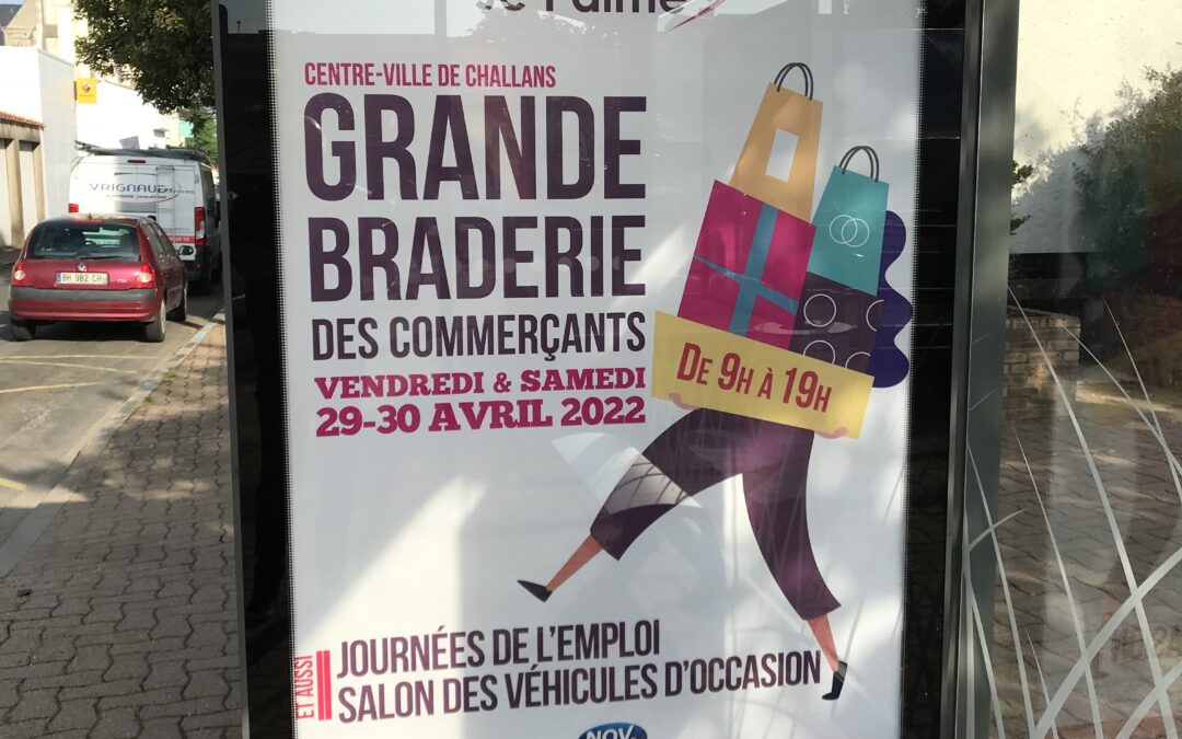 Affichage Abribus Challans Je T’aime